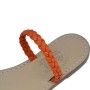 Gemma Caprese sandal with woven leather strings by Caprisandals.it