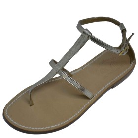 Lillia Caprese sandal in genuine Italian leather thongs Lillia Caprese sandal
