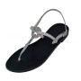 Angelica Caprese Sandal Crystal Inserts
