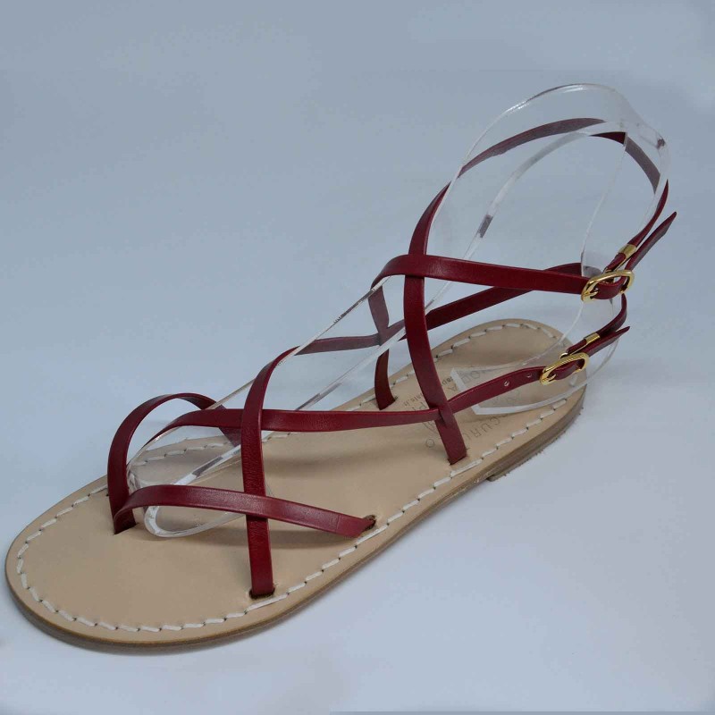 Poppy Sandal Caprese | Genuine 100% Italian leather