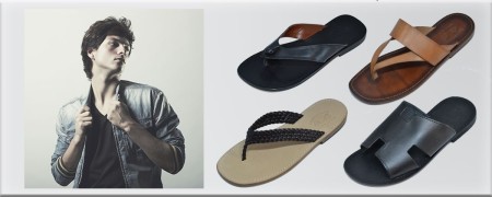 Men's Collection. Your trendy genuine leather Capri sandal