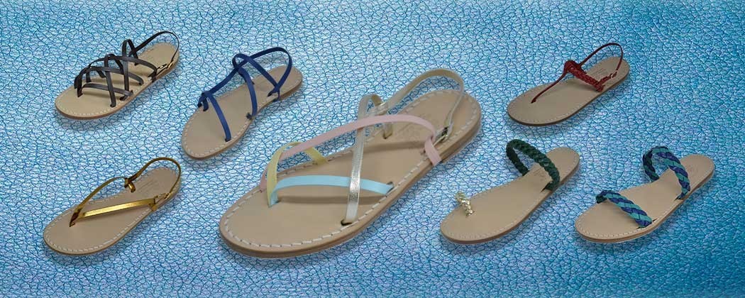 Capresi sandals made by Masters Craftsmen in Leather